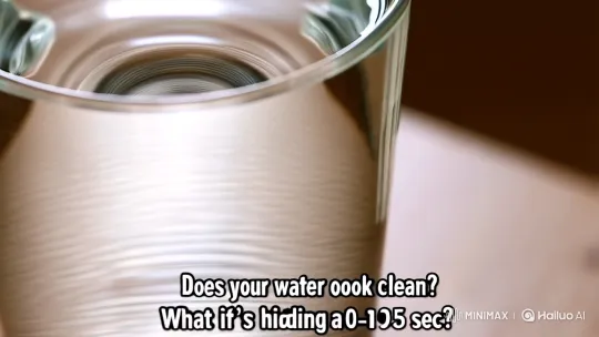 Title: "Hidden Dangers in Your Water: Test for Safety" – AI Generated Video | Hailuo AI