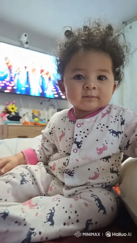 Baby Dancing Delight in Cozy Living Room Setting – AI Generated Video | Hailuo AI