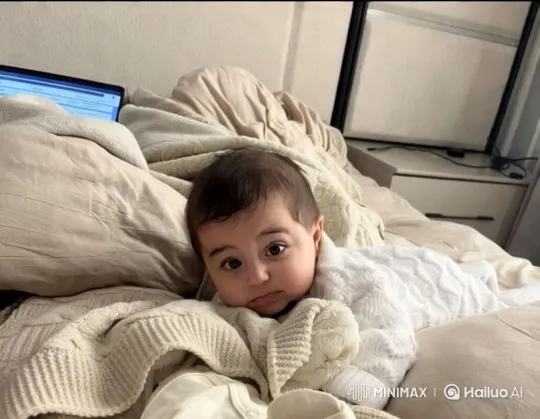 Baby Wakes Up, Performs Kung Fu in Cozy Bedroom – AI Generated Video | Hailuo AI