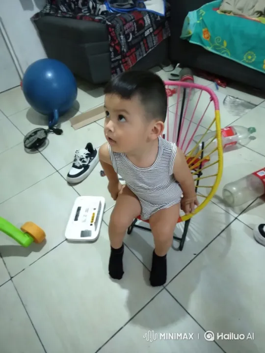 Energetic Child Dancing in Colorful Living Room – AI Generated Video | Hailuo AI