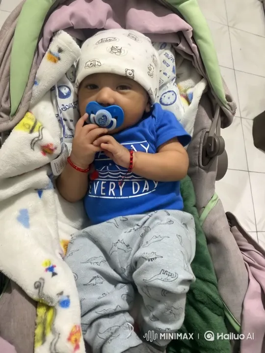 Baby's Playful Kung Fu Dance in Colorful Stroller Scene – AI Generated Video | Hailuo AI