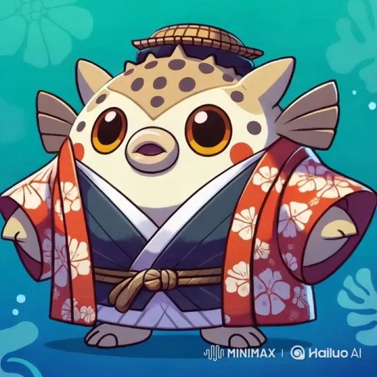 Anthropomorphic Pufferfish in Kimono Performs Martial Arts – AI Generated Video | Hailuo AI