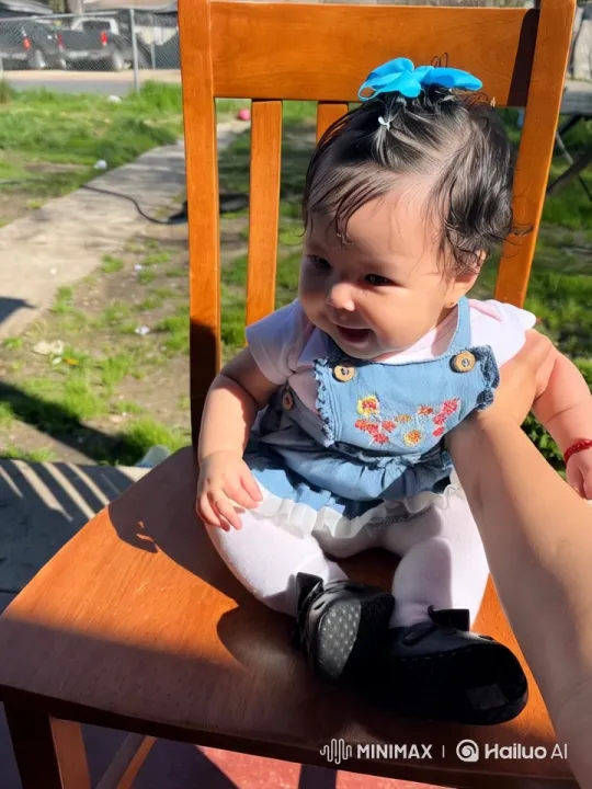 Baby Enjoys Playful Dance and Kung Fu Moves Outdoors – AI Generated Video | Hailuo AI