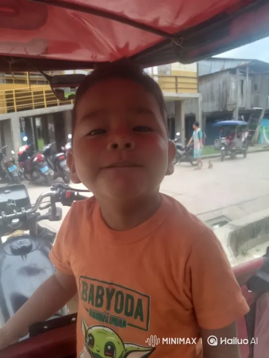 Child Dances in Vibrant Street Scene with 'Baby Yoda' Shirt – AI Generated Video | Hailuo AI
