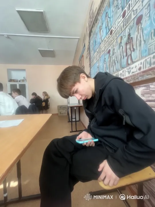 Young Man Escapes Classroom with Dramatic Camera Work – AI Generated Video | Hailuo AI