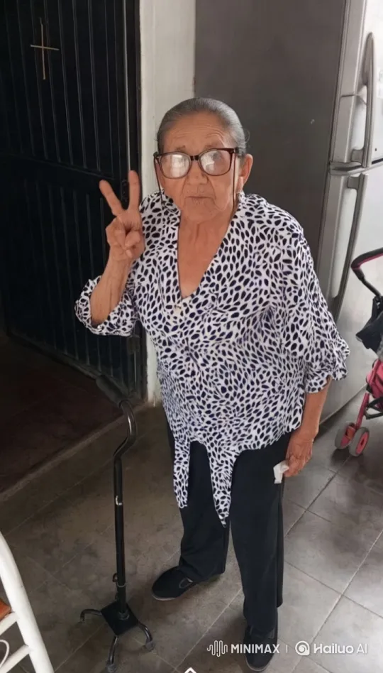 Elderly Woman Dancing Gracefully in Modest Setting – AI Generated Video | Hailuo AI