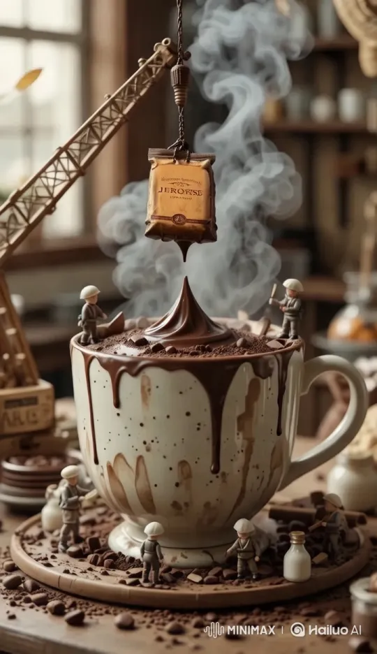 Whimsical Miniature Construction Site: A Chocolate Delight – AI Generated Video | Hailuo AI