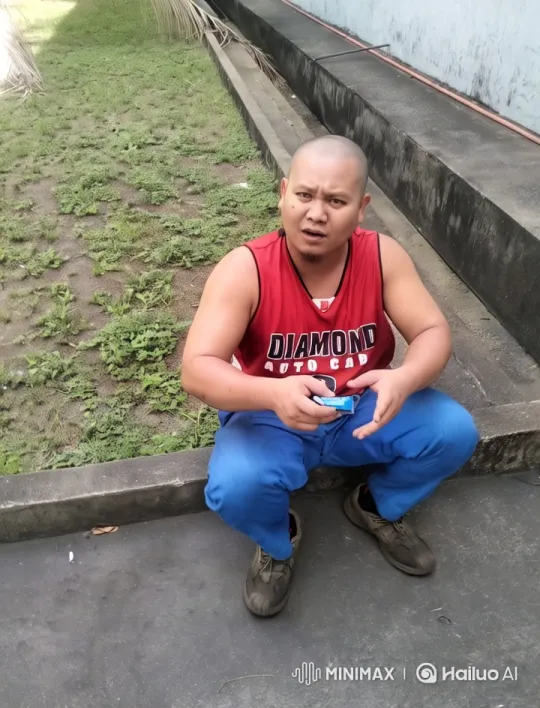 Man with Cigarette on Concrete Ledger – AI Generated Video | Hailuo AI