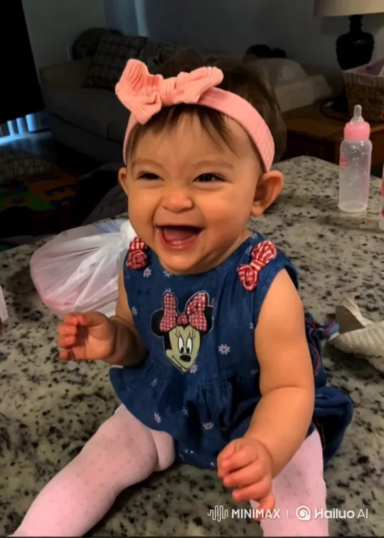 Baby Enacts Kung Fu Moves in Cozy Living Room – AI Generated Video | Hailuo AI