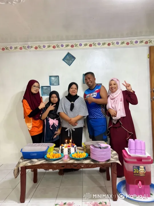 Joyful Birthday Celebration with Dance and Colorful Food – AI Generated Video | Hailuo AI