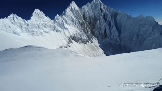 Everest Climb: Majestic Descent and Climber's Journey – AI Generated Video | Hailuo AI