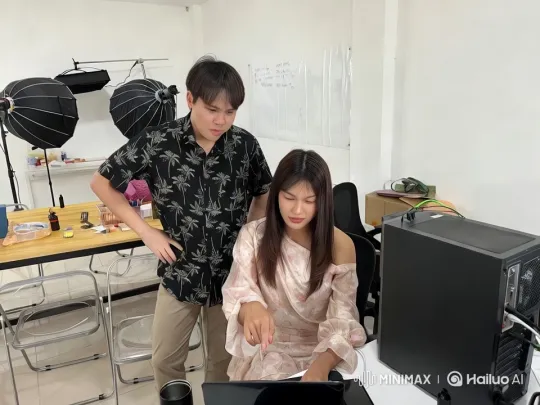Professional Kungfu Practitioners in Studio Action Scene – AI Generated Video | Hailuo AI
