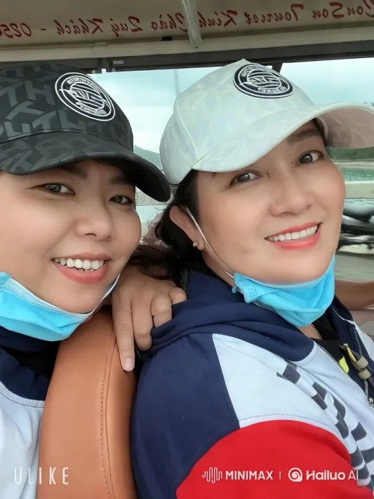 Two Masked Individuals in Serene Car Setting – AI Generated Video | Hailuo AI