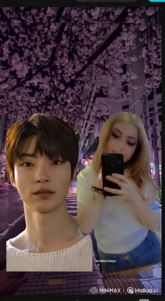Romantic Night Under Cherry Blossoms – AI Generated Video | Hailuo AI
