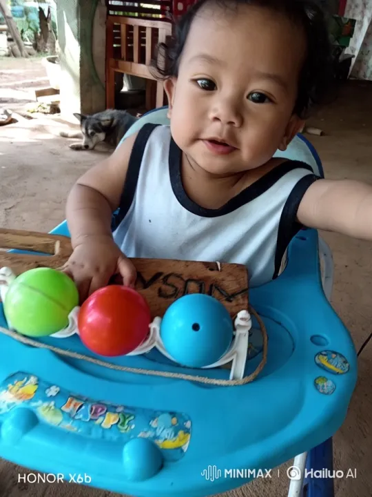 Baby Plays and Runs in Rustic Outdoor Setting – AI Generated Video | Hailuo AI