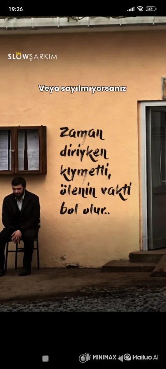 Man on Chair with Artistic Camera Work – AI Generated Video | Hailuo AI
