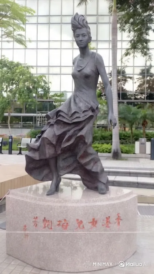 Animated Statue Dances in Serene Plaza Setting – AI Generated Video | Hailuo AI