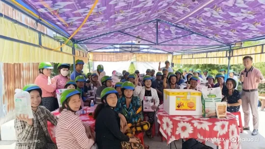 Community Gathering Under Colorful Tent – AI Generated Video | Hailuo AI
