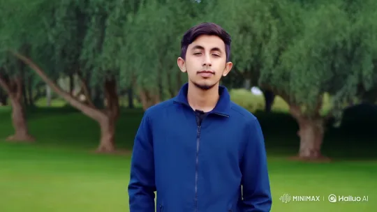 Young Man Reflects on Serene Grassland in Tranquil Stroll – AI Generated Video | Hailuo AI