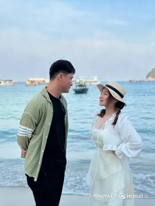 Energetic Combat Meets Tranquil Beach Scenery – AI Generated Video | Hailuo AI