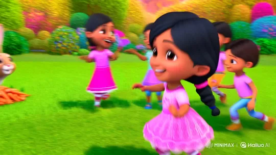 Child, Rabbit, and the Enchanting Park Adventure – AI Generated Video | Hailuo AI