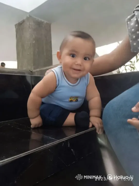 Baby's Playful Dance and Kung Fu Moves on Marble Surface – AI Generated Video | Hailuo AI