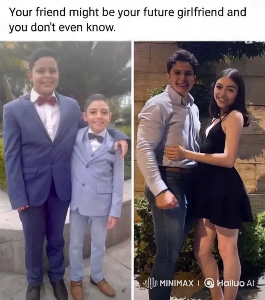 Boys in Suits and Couple's Romantic Moment – AI Generated Video | Hailuo AI