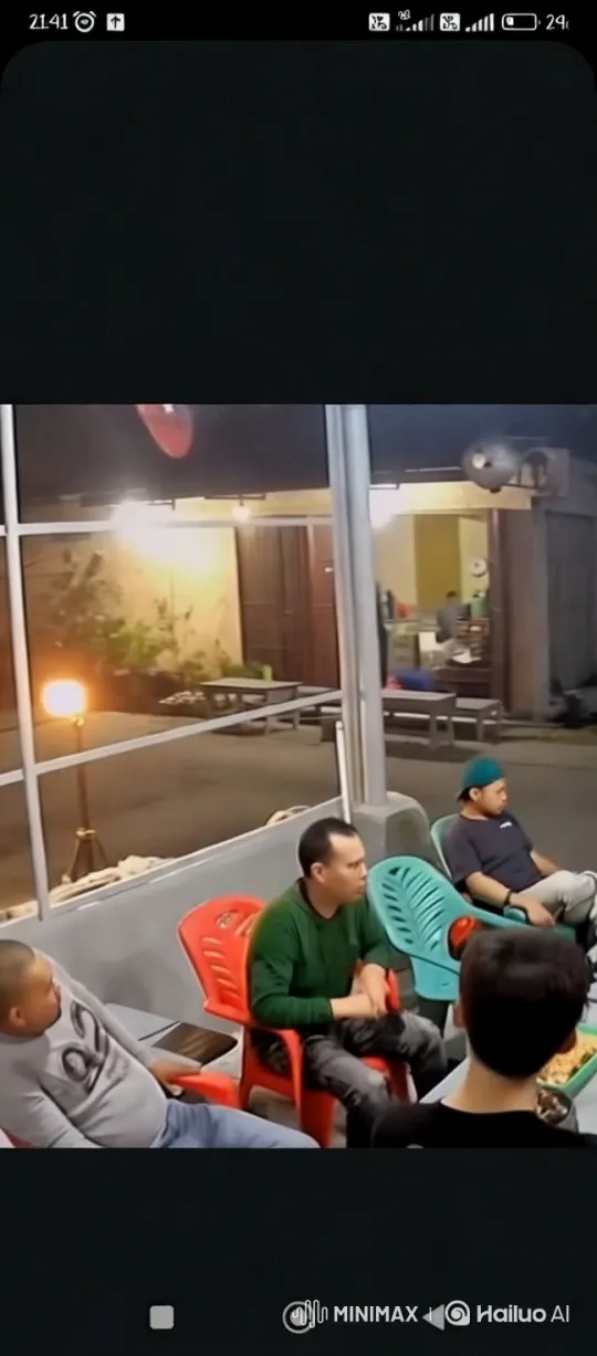 Outdoor Kungfu Display in Cozy Patio Setting – AI Generated Video | Hailuo AI