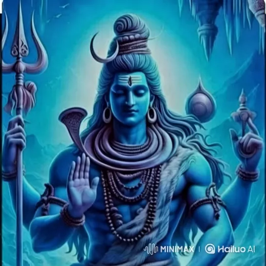 Mystical Aesthetic Portrayal of Lord Shiva – AI Generated Video | Hailuo AI