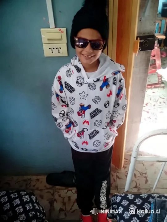 Child Dancing in Super Mario Hoodie – AI Generated Video | Hailuo AI
