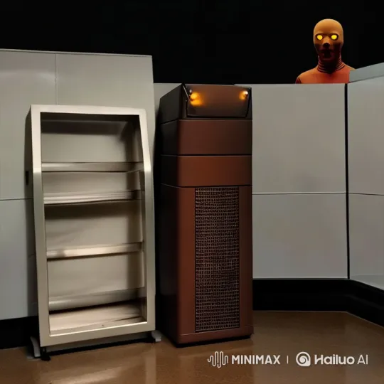 Mysterious Figure Examines Animated Machine – AI Generated Video | Hailuo AI