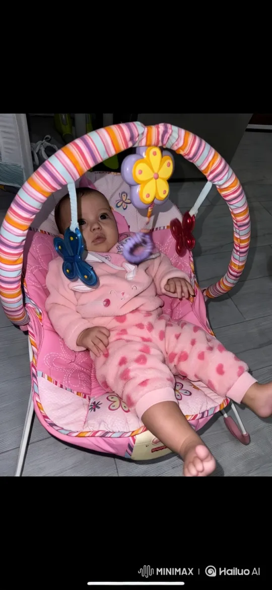 Baby's Joyful Dance and First Steps in Colorful Bouncer – AI Generated Video | Hailuo AI