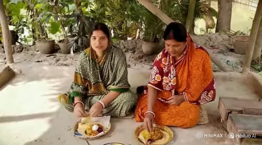 Women Eat Snacks Amid Sudden Rodent and Reptile Invasion – AI Generated Video | Hailuo AI
