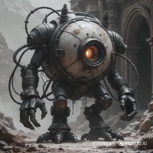Steampunk Golem in Ancient Ruins: A Cinematic 4K Showcase – AI Generated Video | Hailuo AI