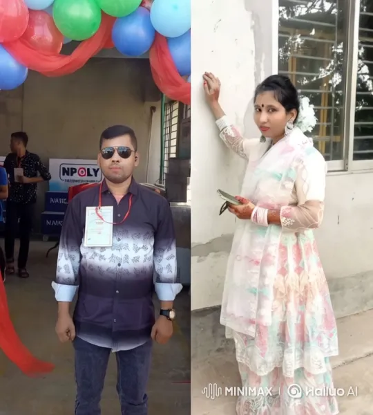 Formal Event: Man at NPOLY Gathering and Elegant Woman – AI Generated Video | Hailuo AI