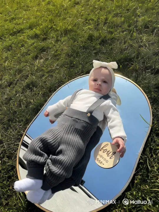 Baby Kung Fu and Dance on a Lush Lawn – AI Generated Video | Hailuo AI