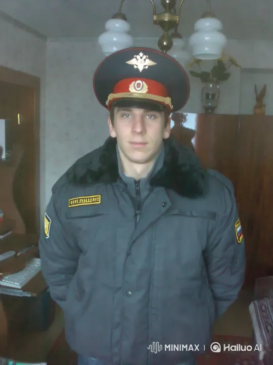 Young Policeman Showcases Uniform in Aesthetic Video – AI Generated Video | Hailuo AI