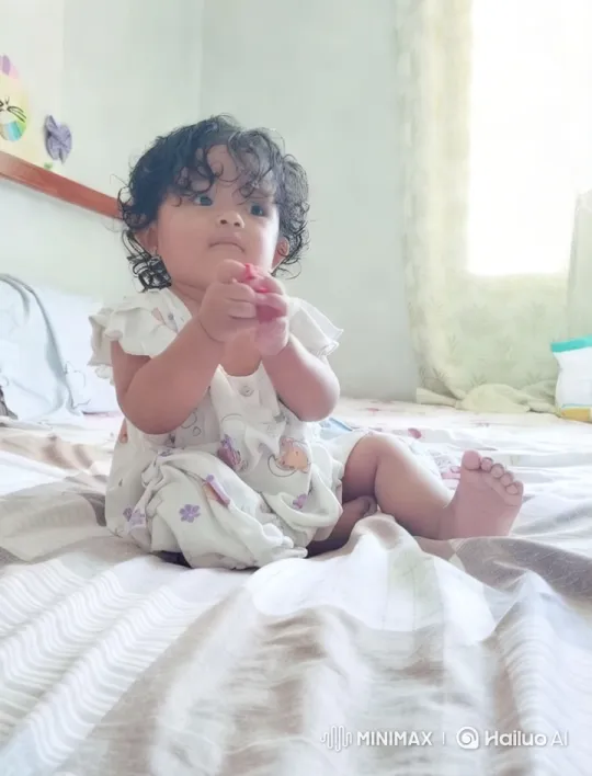 Baby's Joyful Kung Fu Dance in Cozy Room – AI Generated Video | Hailuo AI