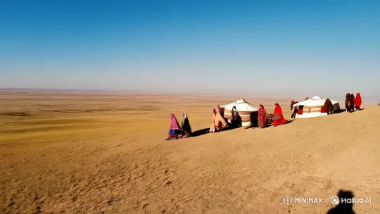Nomadic Life: Turks on the Vast Steppe – AI Generated Video | Hailuo AI