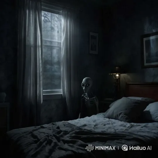 Haunted Bedroom Scene Captures Eerie Serenity – AI Generated Video | Hailuo AI