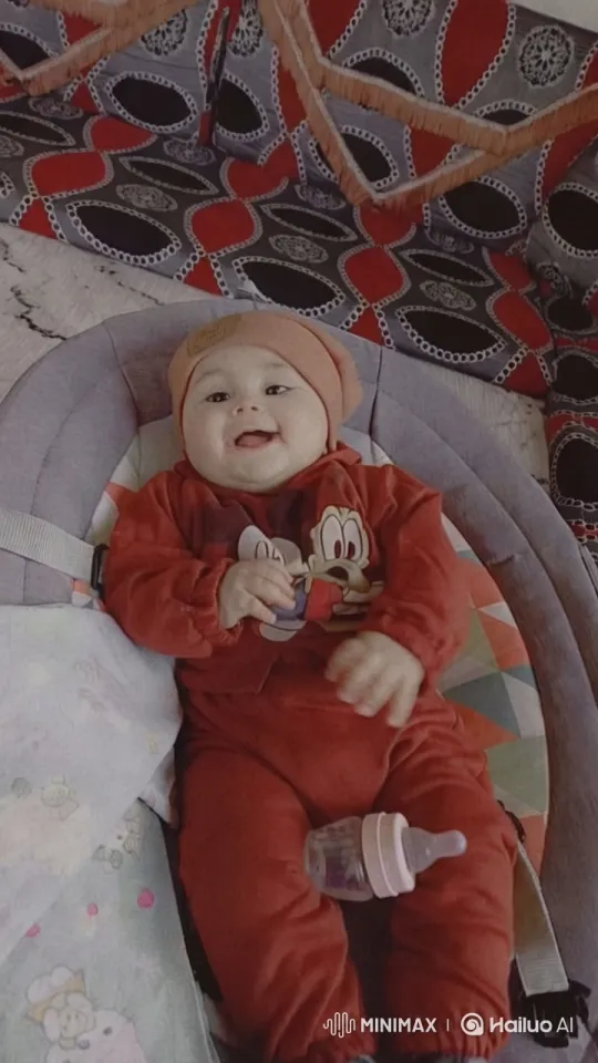 Baby in Red Outfit Performs Kung Fu Dance – AI Generated Video | Hailuo AI