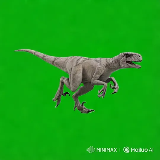Dinosaur Walks Through Lush Landscape – AI Generated Video | Hailuo AI