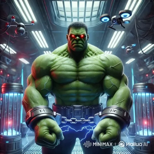 Hulk's Furious Escape from Futuristic Prison – AI Generated Video | Hailuo AI