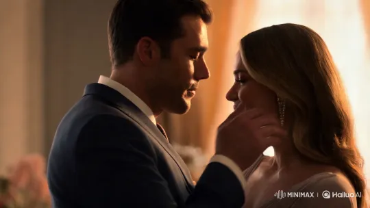 Intimate Moment Captured in Elegant Cinematic Style – AI Generated Video | Hailuo AI