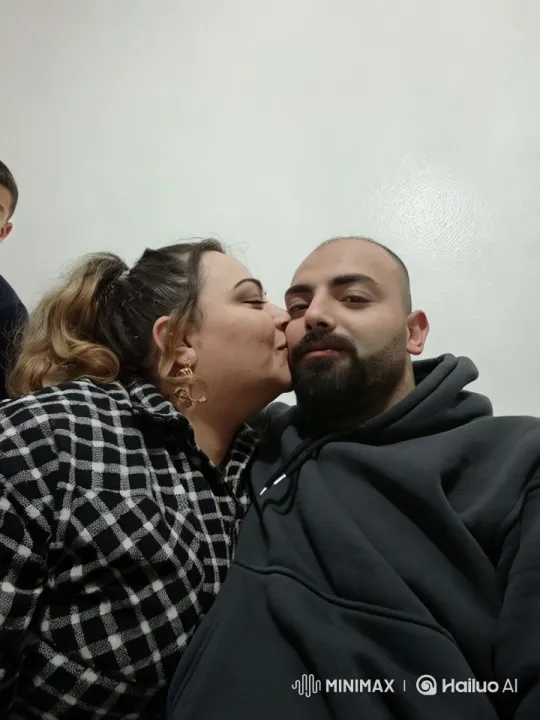 Intimate Couple's Kiss Captured in Live2D with Snowy Ambiance – AI Generated Video | Hailuo AI