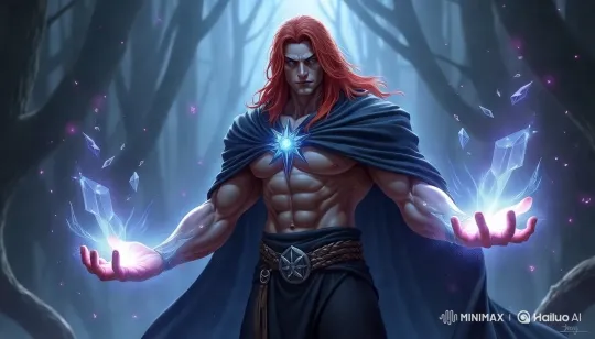 Mystical Forest: Crystal Mage's Enchanted Surge – AI Generated Video | Hailuo AI