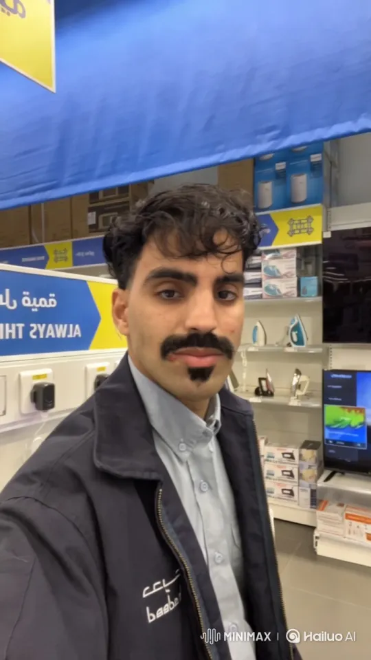 Smoking in Modern Electronics Store – AI Generated Video | Hailuo AI