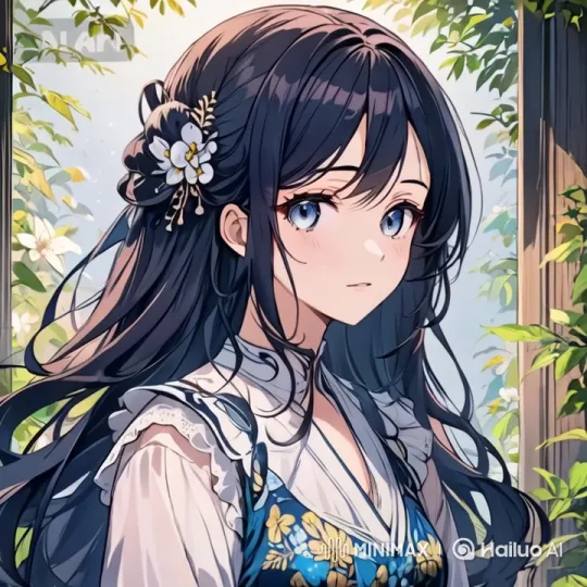 Joyful Singer in Enchanting Garden Setting – AI Generated Video | Hailuo AI