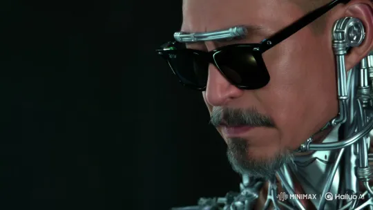 Cyborg Transformation Captured in Cinematic Masterpiece – AI Generated Video | Hailuo AI