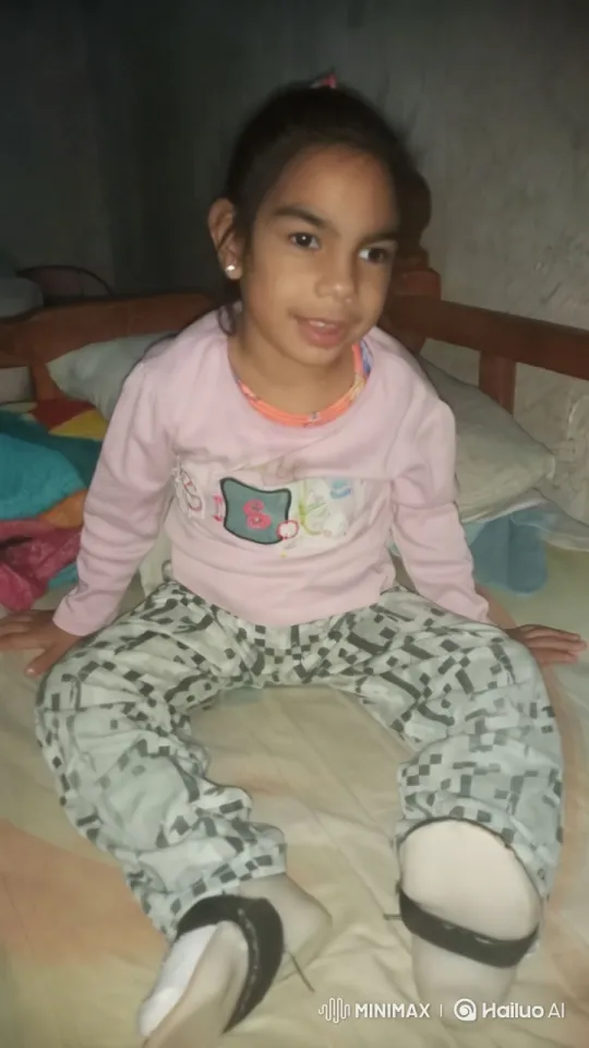 Innocent Joy: Girl Dancing in Cozy Bedroom – AI Generated Video | Hailuo AI